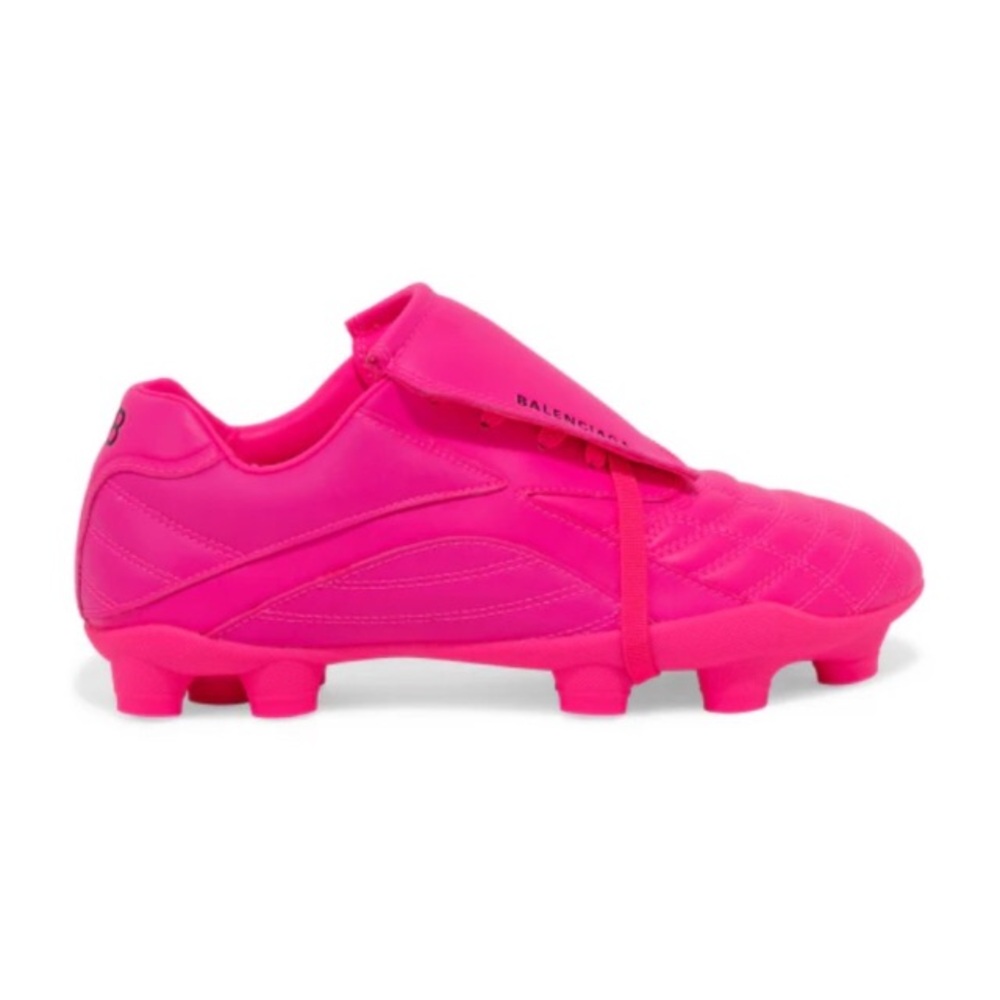 Balenciaga ‘Flou Pink’ Matt Leather Soccer Sneaker